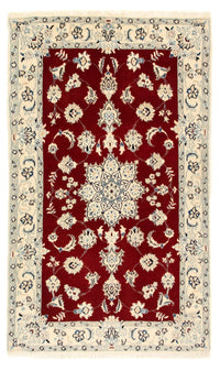 Alfombra Persa - Nain - Real - 128 x 75 cm - rojo