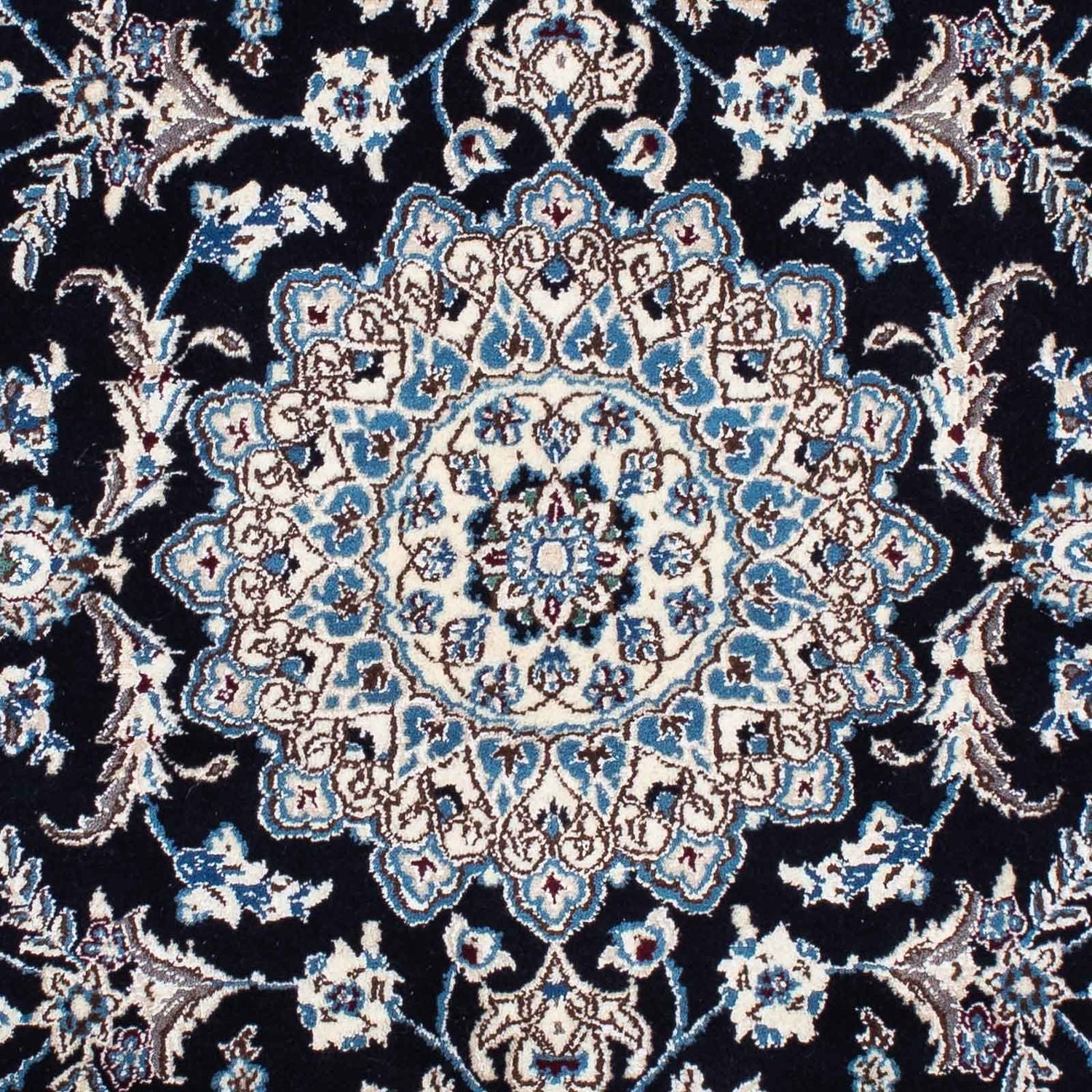 Alfombra de pasillo Alfombra Persa - Nain - Real - 174 x 106 cm - beige