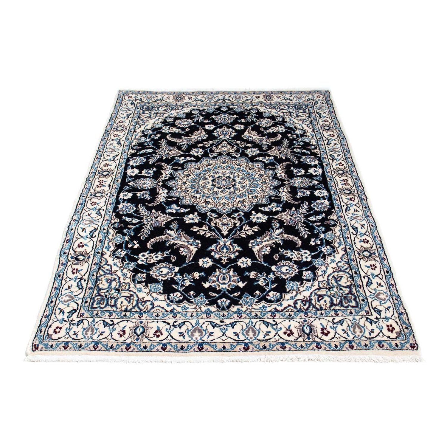 Alfombra de pasillo Alfombra Persa - Nain - Real - 174 x 106 cm - beige