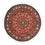 Alfombra persa - Bidjar redondo  - 127 x 127 cm - rojo oscuro