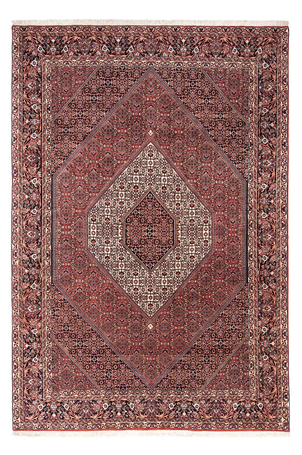 Alfombra persa - Bidjar - 295 x 200 cm - rojo