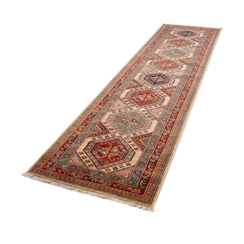 Alfombra de pasillo Alfombra Ziegler - Kazak - 309 x 74 cm - multicolor