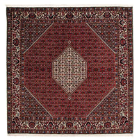 Alfombra persa - Bidjar cuadrado  - 203 x 196 cm - rojo oscuro