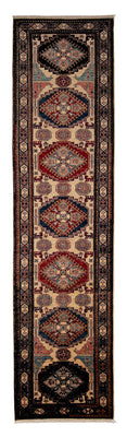 Alfombra de pasillo Alfombra Ziegler - Kazak - 305 x 76 cm - azul oscuro