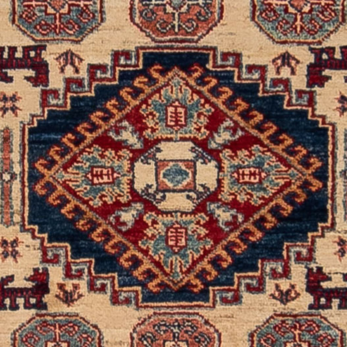 Alfombra de pasillo Alfombra Ziegler - Kazak - 305 x 76 cm - azul oscuro