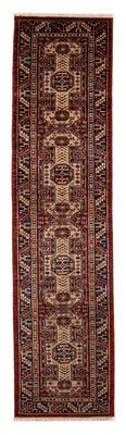 Alfombra de pasillo Alfombra Ziegler - Kazak - 281 x 62 cm - rojo oscuro