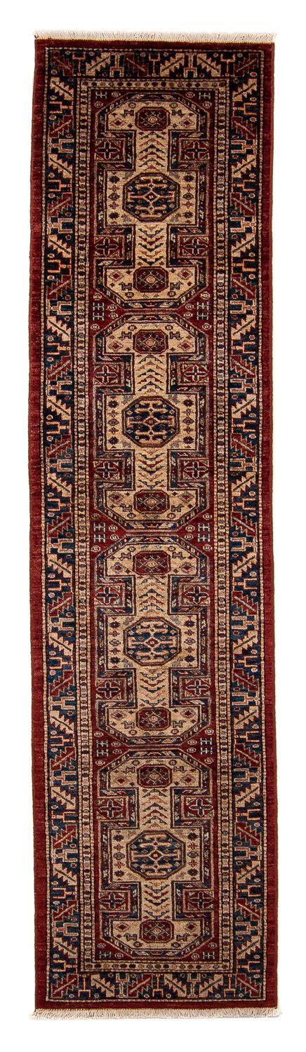 Alfombra de pasillo Alfombra Ziegler - Kazak - 281 x 62 cm - rojo oscuro