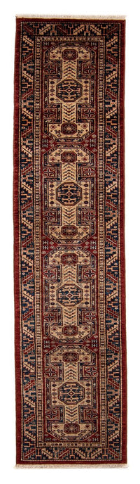 Alfombra de pasillo Alfombra Ziegler - Kazak - 281 x 62 cm - rojo oscuro