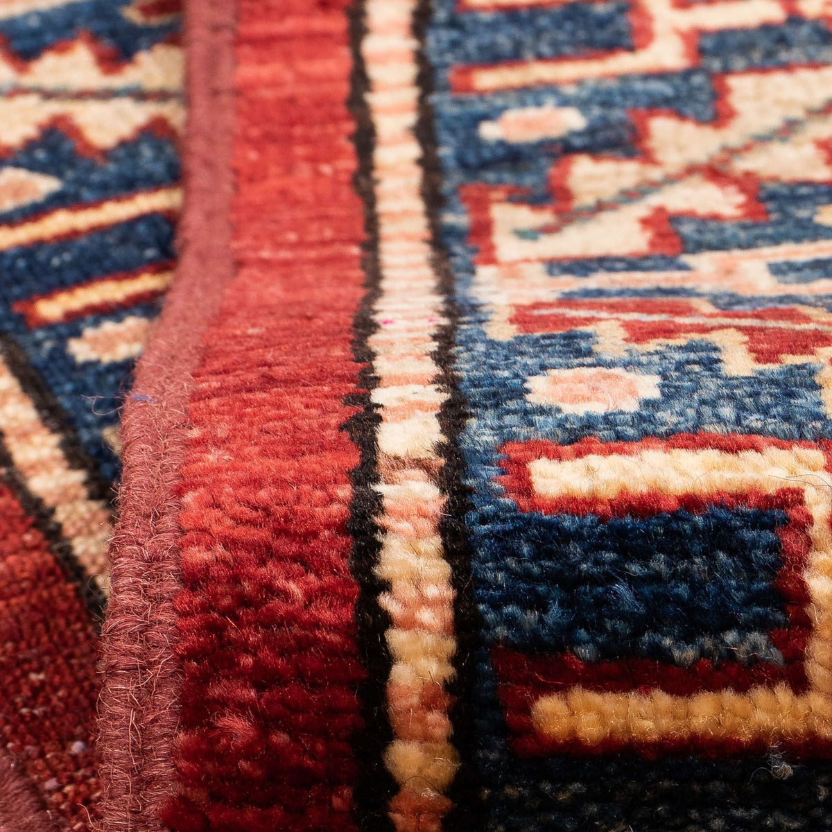 Alfombra de pasillo Alfombra Ziegler - Kazak - 281 x 62 cm - rojo oscuro