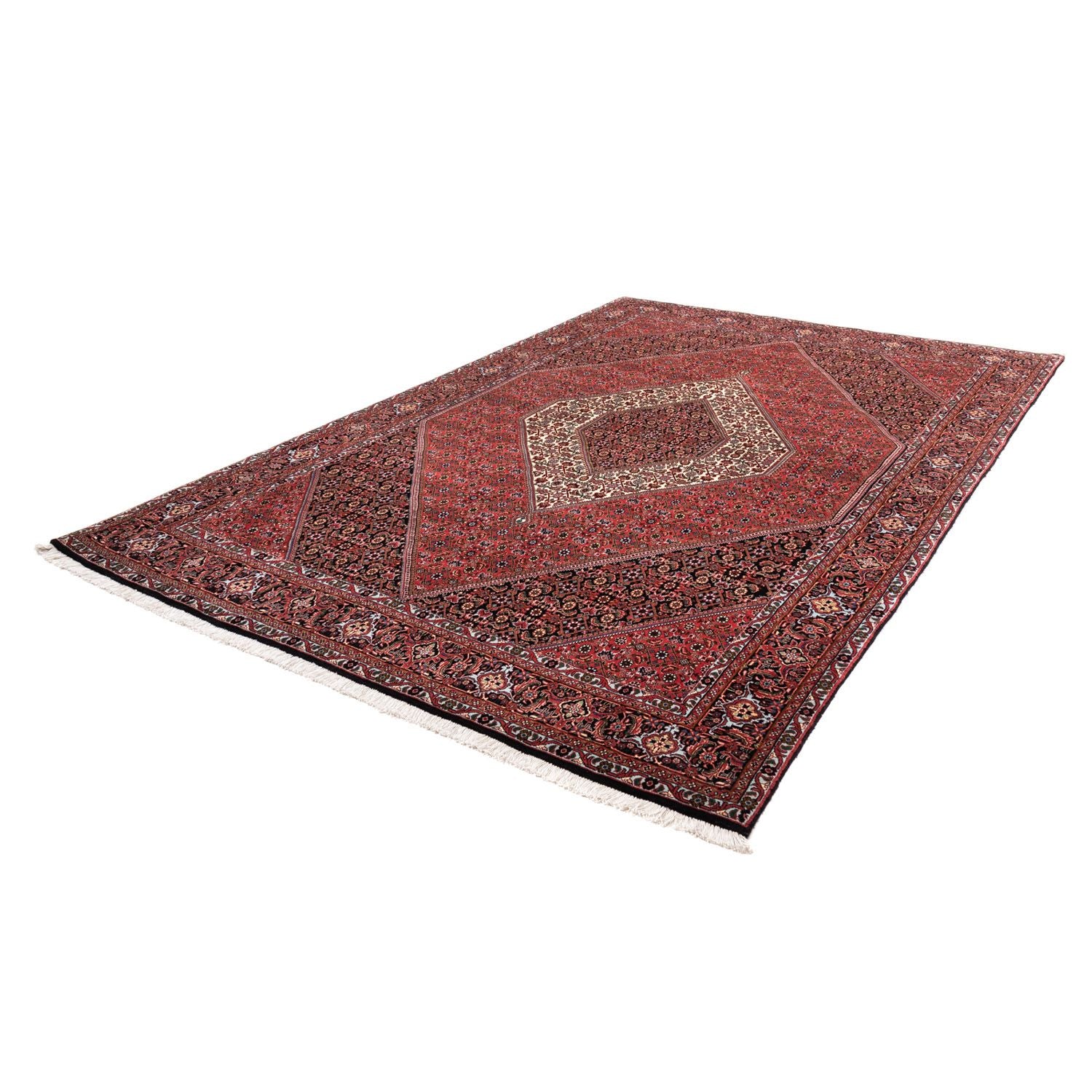 Alfombra persa - Bidjar - 300 x 200 cm - rojo