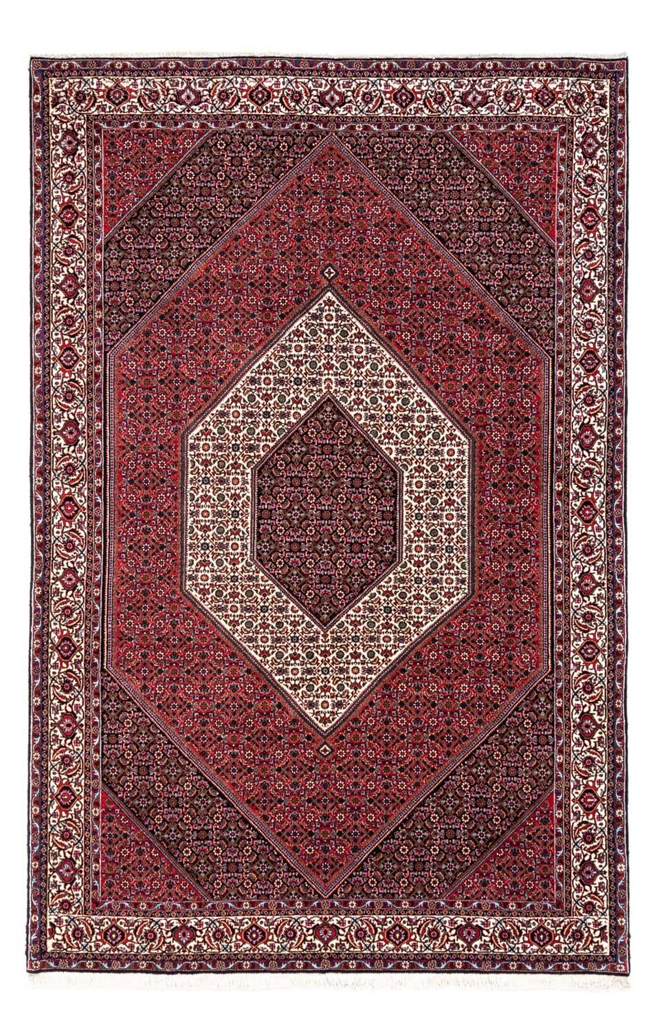 Alfombra persa - Bidjar - 302 x 200 cm - rojo
