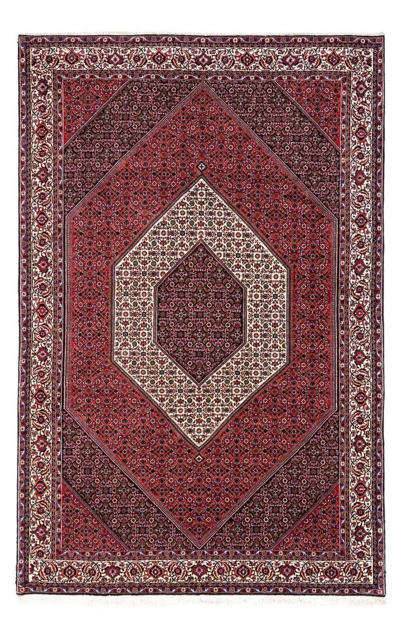 Alfombra persa - Bidjar - 302 x 200 cm - rojo