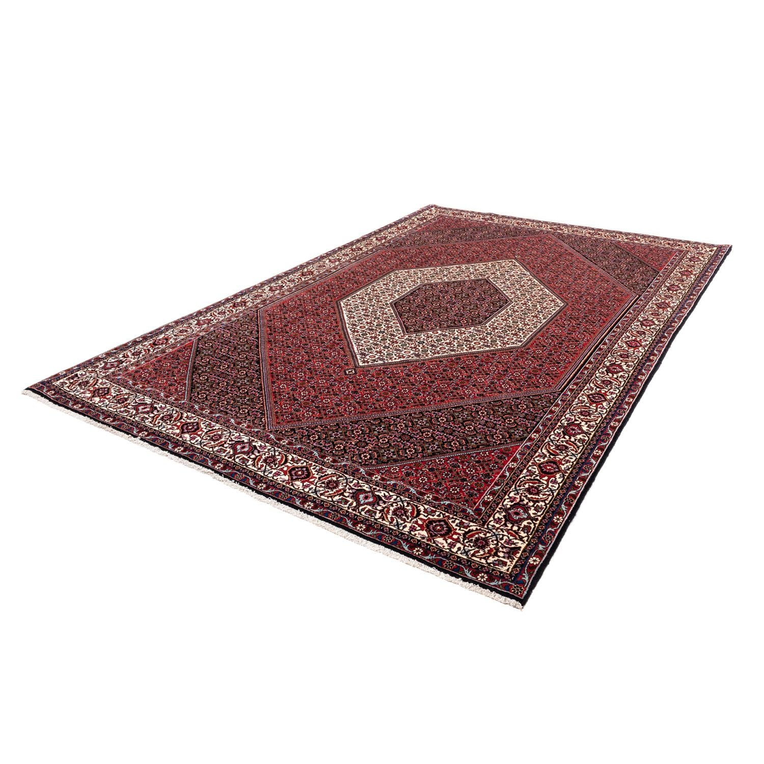 Alfombra persa - Bidjar - 302 x 200 cm - rojo