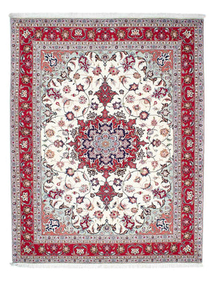Alfombra Persa - Tabriz - Real - 200 x 154 cm - beige