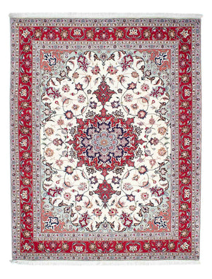 Alfombra Persa - Tabriz - Real - 200 x 154 cm - beige