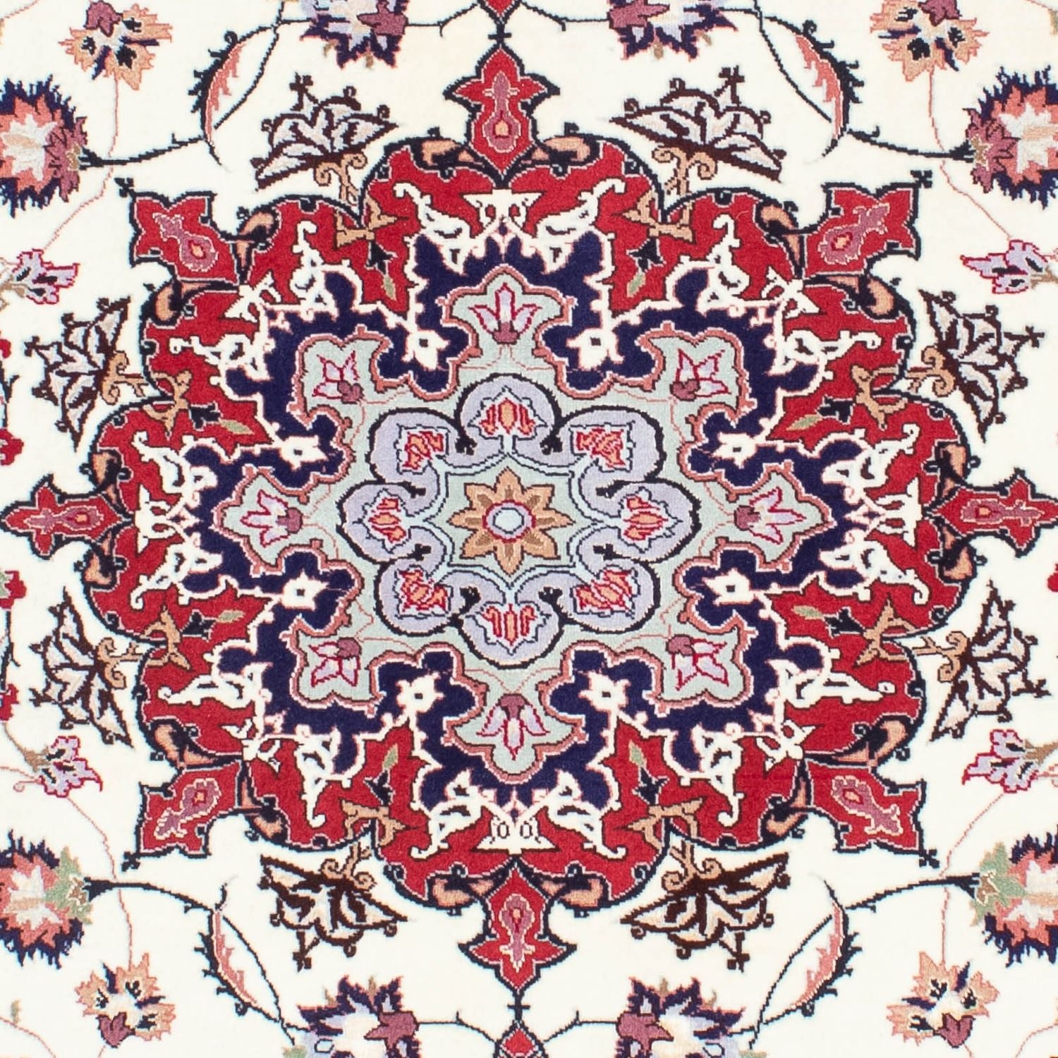 Alfombra Persa - Tabriz - Real - 200 x 154 cm - beige