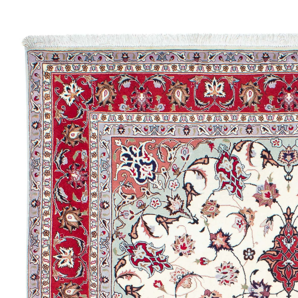 Alfombra Persa - Tabriz - Real - 200 x 154 cm - beige