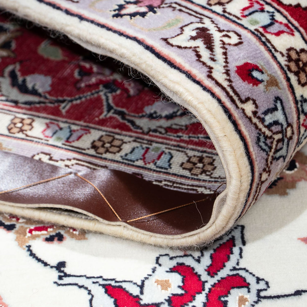 Alfombra Persa - Tabriz - Real - 200 x 154 cm - beige