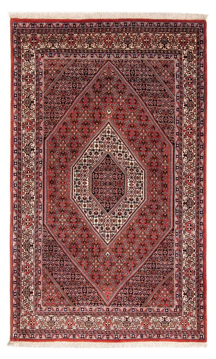 Alfombra persa - Bidjar - 263 x 168 cm - rojo