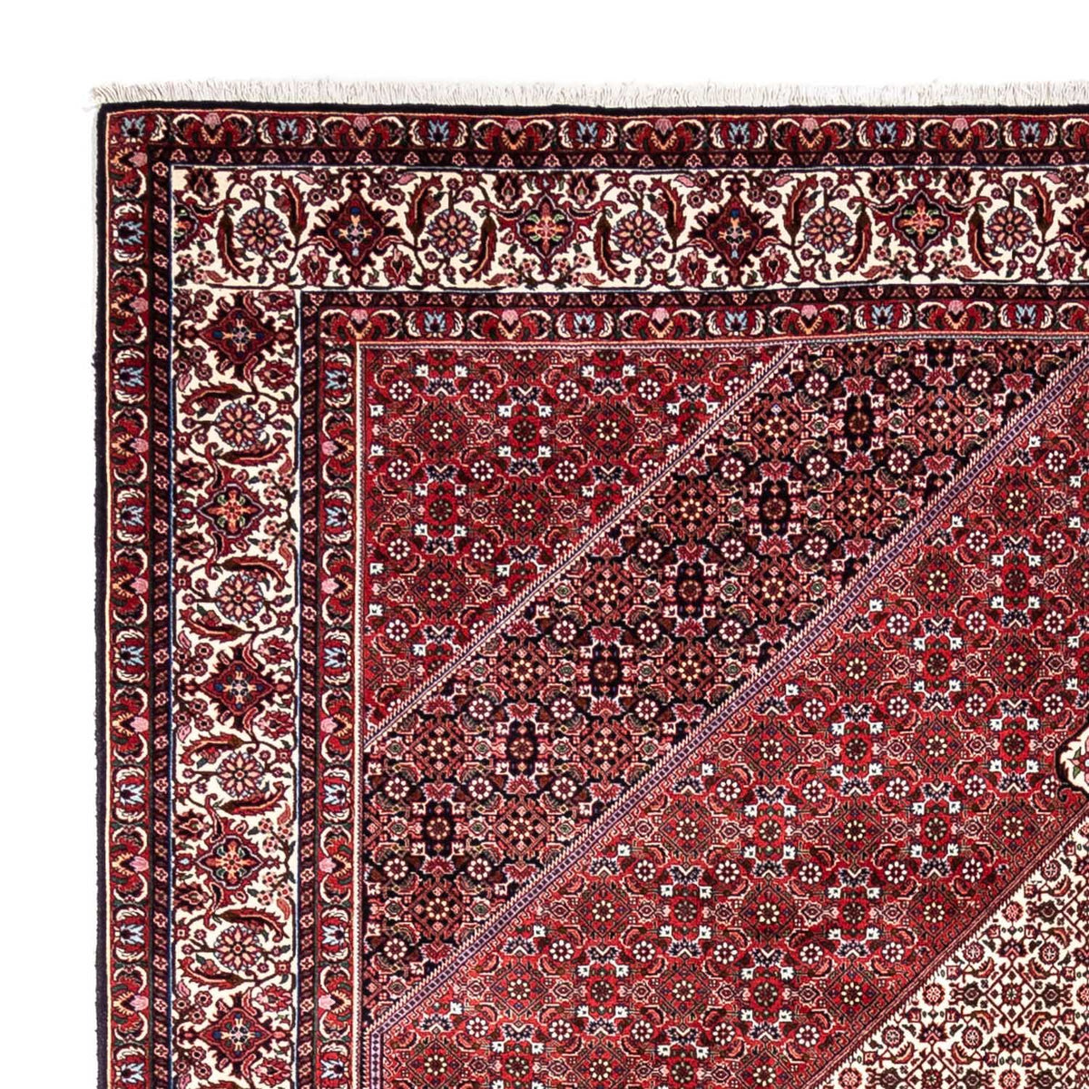 Alfombra persa - Bidjar - 360 x 253 cm - rojo