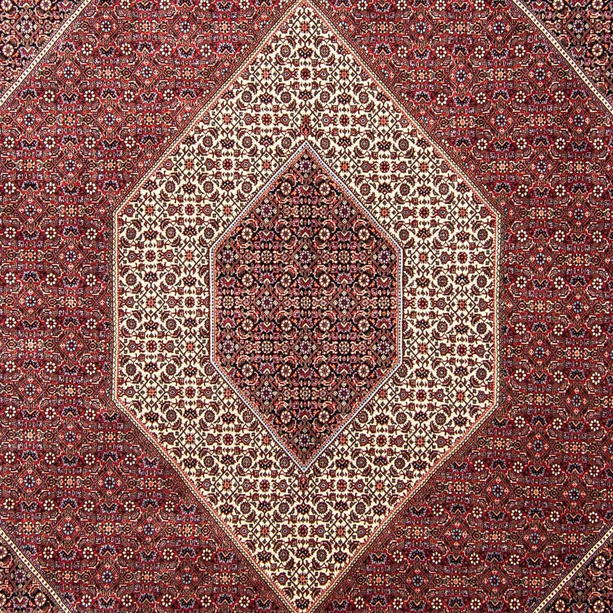 Alfombra persa - Bidjar - 352 x 252 cm - rojo oscuro