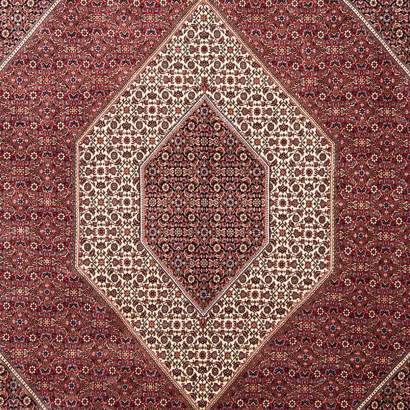 Alfombra persa - Bidjar - 352 x 252 cm - rojo oscuro
