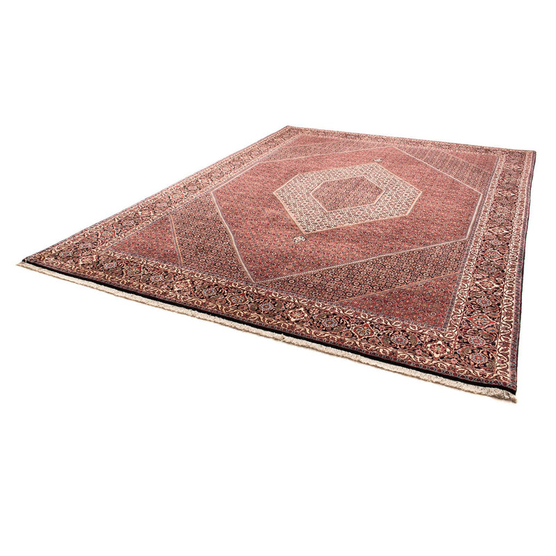 Alfombra persa - Bidjar - 352 x 252 cm - rojo oscuro