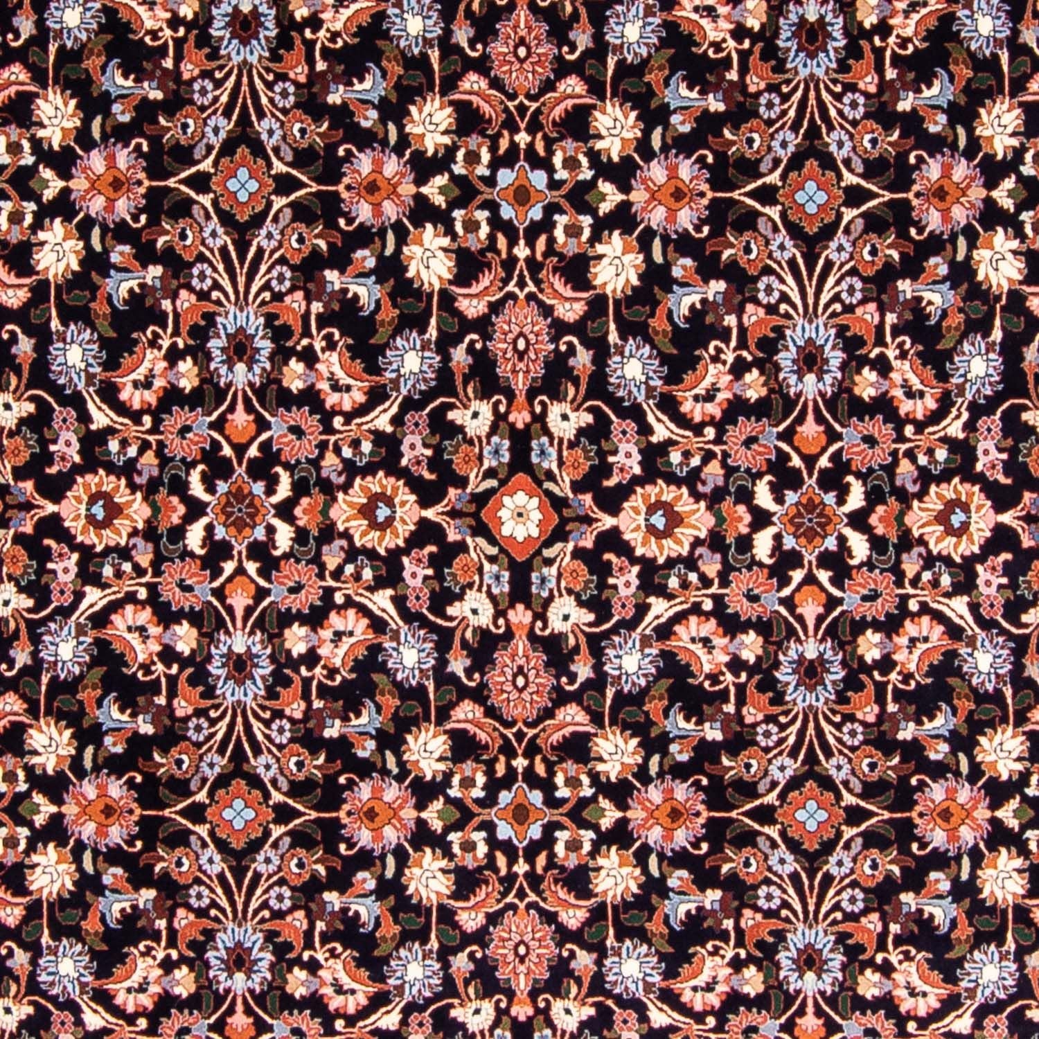 Alfombra persa - Bidjar - 350 x 243 cm - azul oscuro