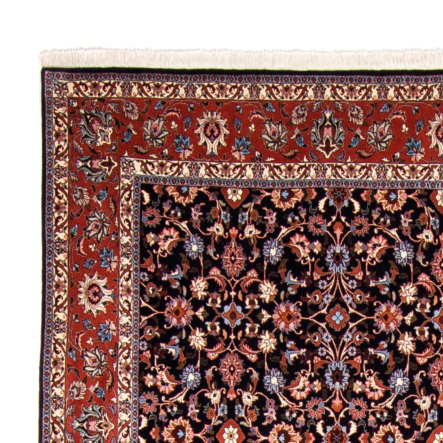 Alfombra persa - Bidjar - 350 x 243 cm - azul oscuro
