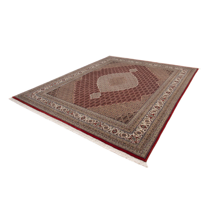 Alfombra persa - Tabriz - 304 x 241 cm - rojo oscuro