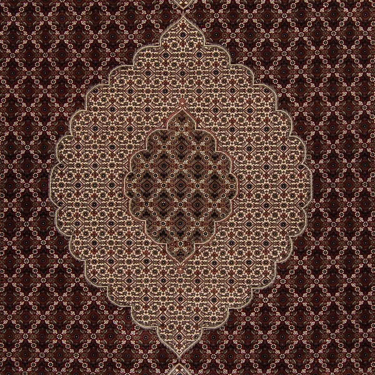 Alfombra persa - Bidjar - 339 x 253 cm - marrón