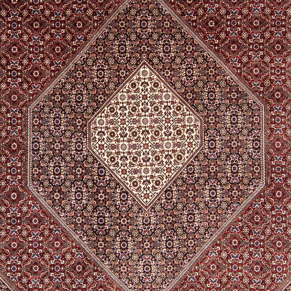 Alfombra persa - Bidjar - 350 x 251 cm - rojo oscuro