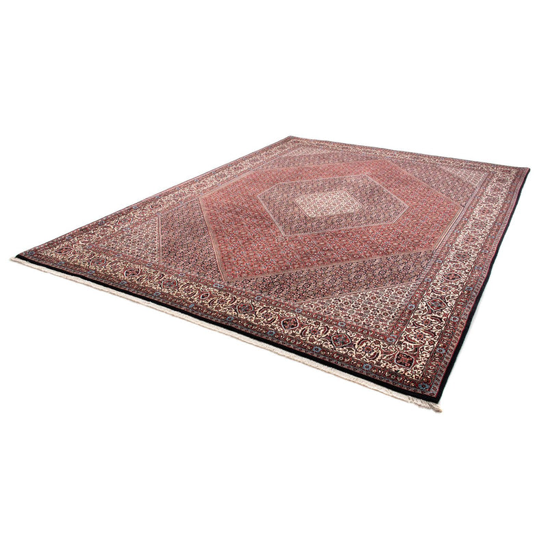 Alfombra persa - Bidjar - 350 x 251 cm - rojo oscuro