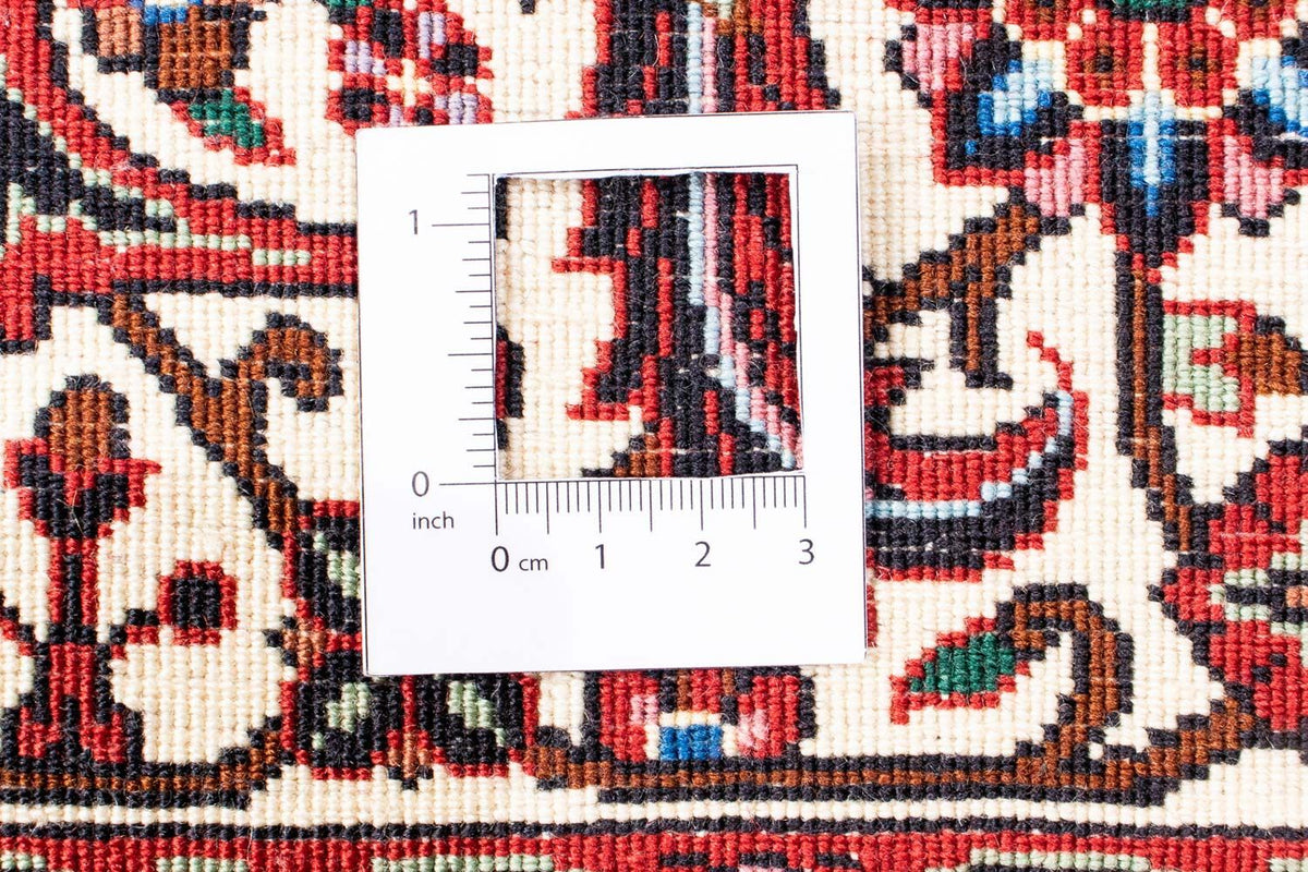 Alfombra persa - Bidjar - 350 x 251 cm - rojo oscuro