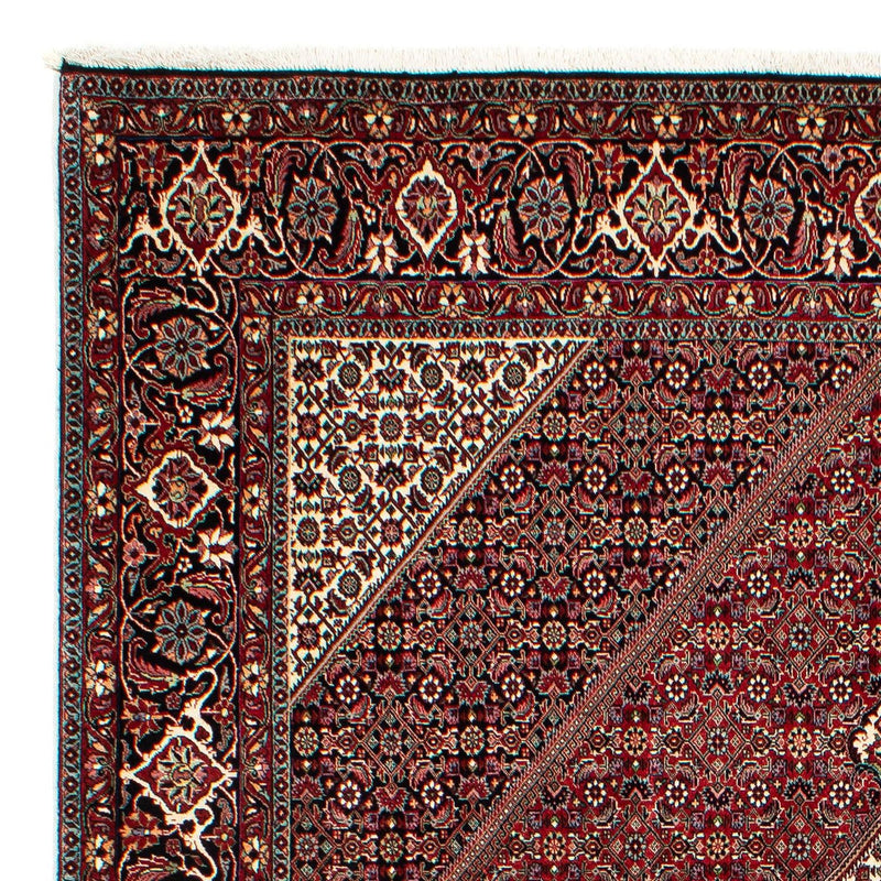Alfombra persa - Bidjar - 298 x 200 cm - rojo oscuro