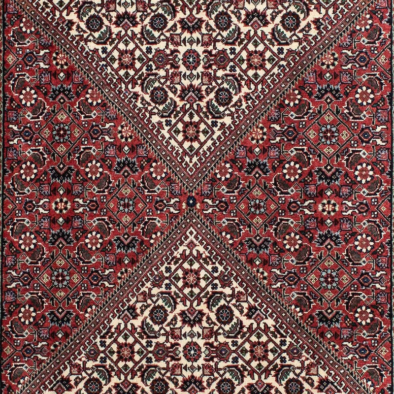 Alfombra de pasillo Alfombra persa - Bidjar - 210 x 87 cm - rojo