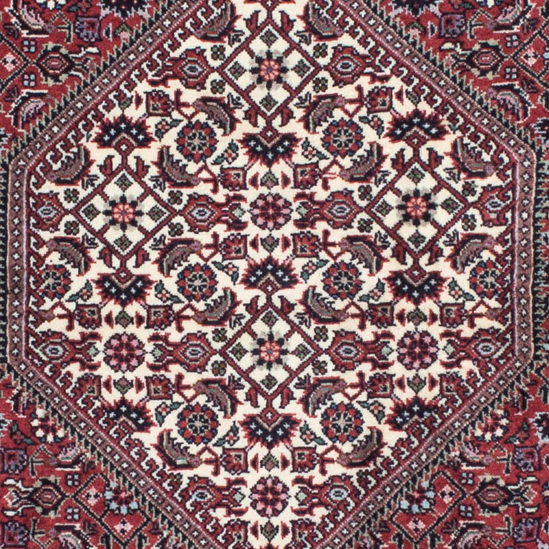 Alfombra de pasillo Alfombra persa - Bidjar - 198 x 77 cm - rojo