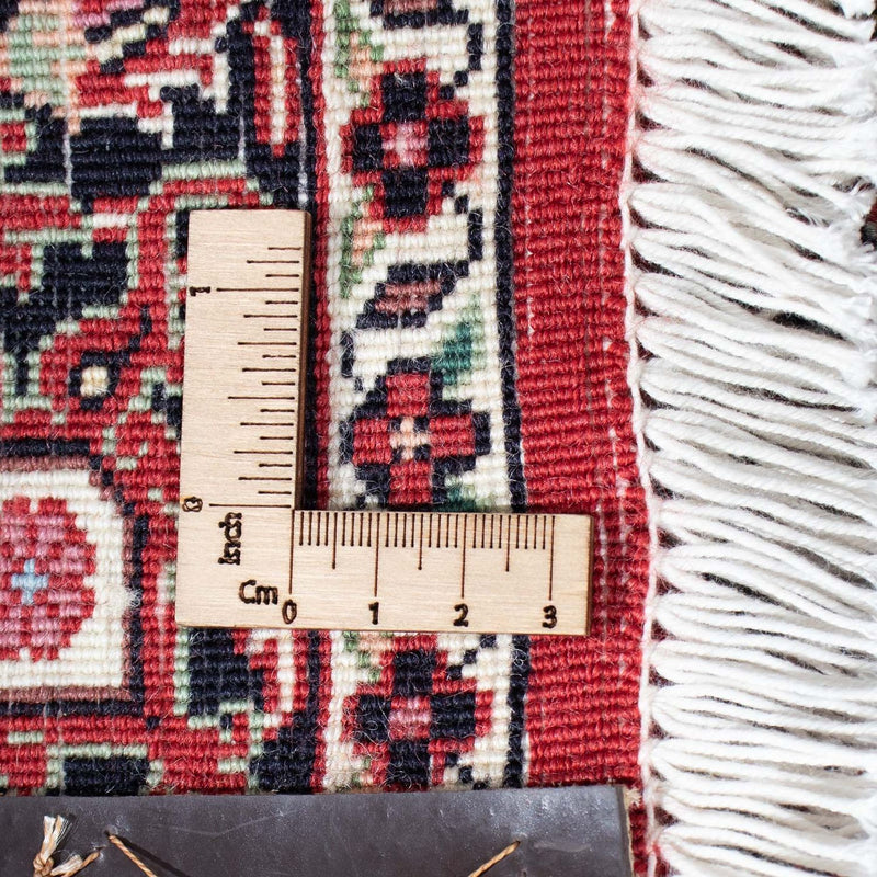 Alfombra de pasillo Alfombra persa - Bidjar - 198 x 77 cm - rojo