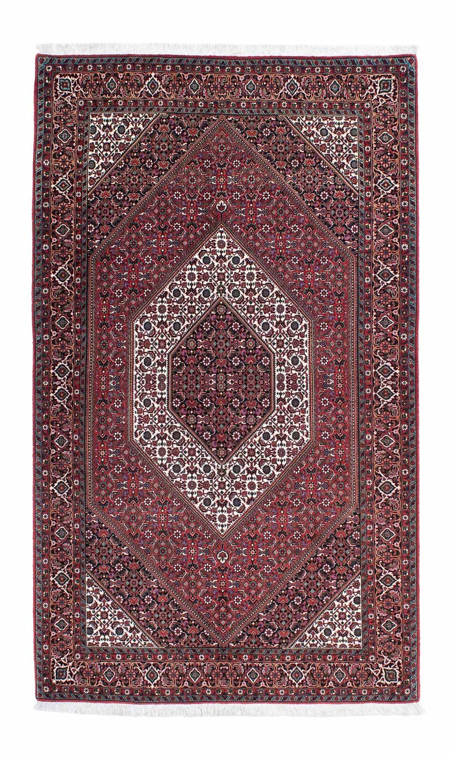 Alfombra persa - Bidjar - 210 x 131 cm - rojo claro