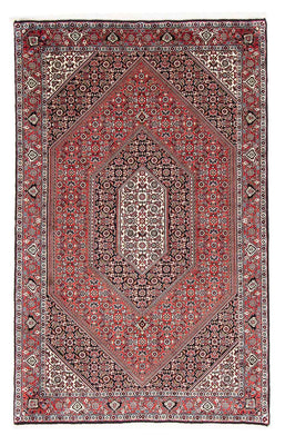 Alfombra persa - Bidjar - 181 x 108 cm - rojo