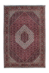 Alfombra persa - Bidjar - 210 x 135 cm - rojo claro