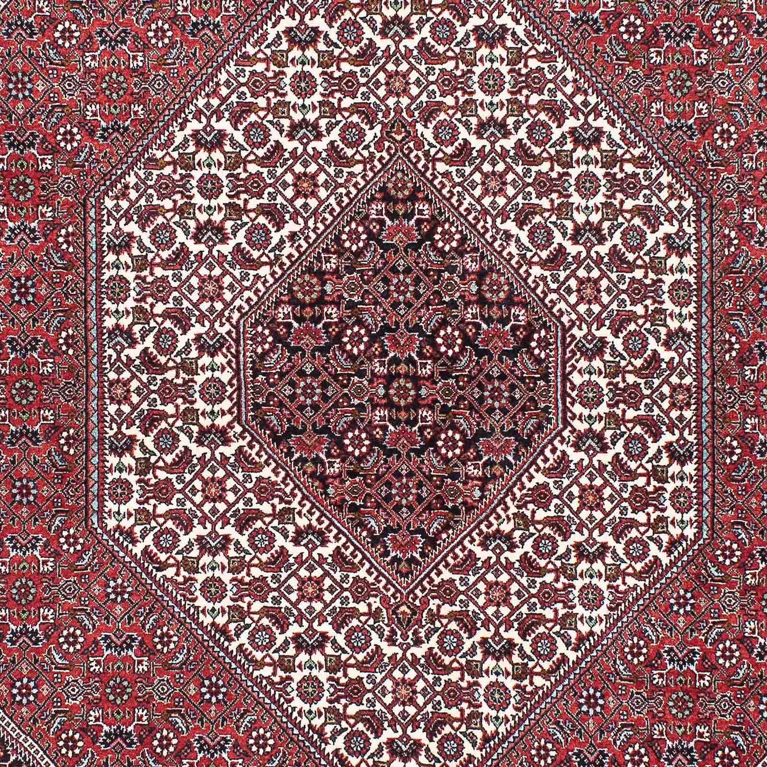 Alfombra persa - Bidjar - 220 x 142 cm - rojo