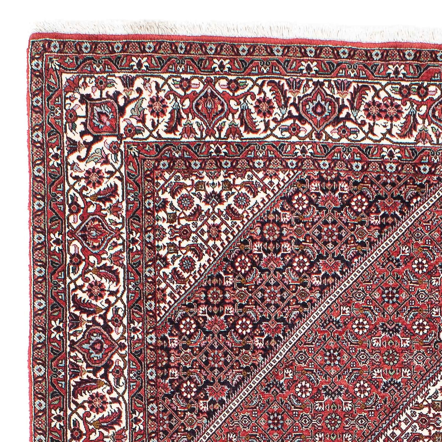 Alfombra persa - Bidjar - 220 x 142 cm - rojo