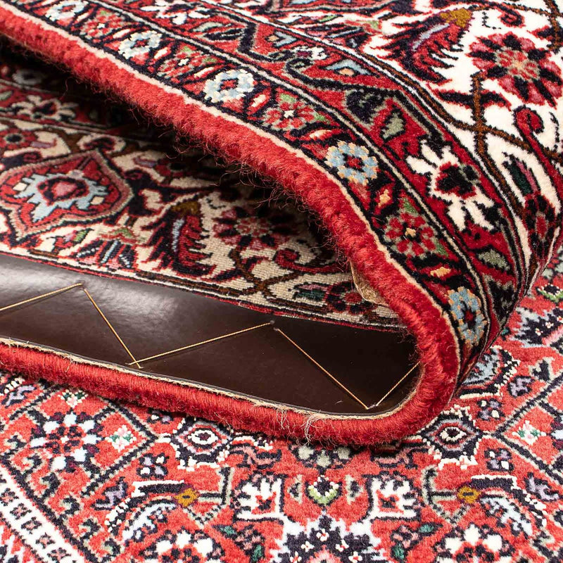 Alfombra persa - Bidjar - 220 x 142 cm - rojo