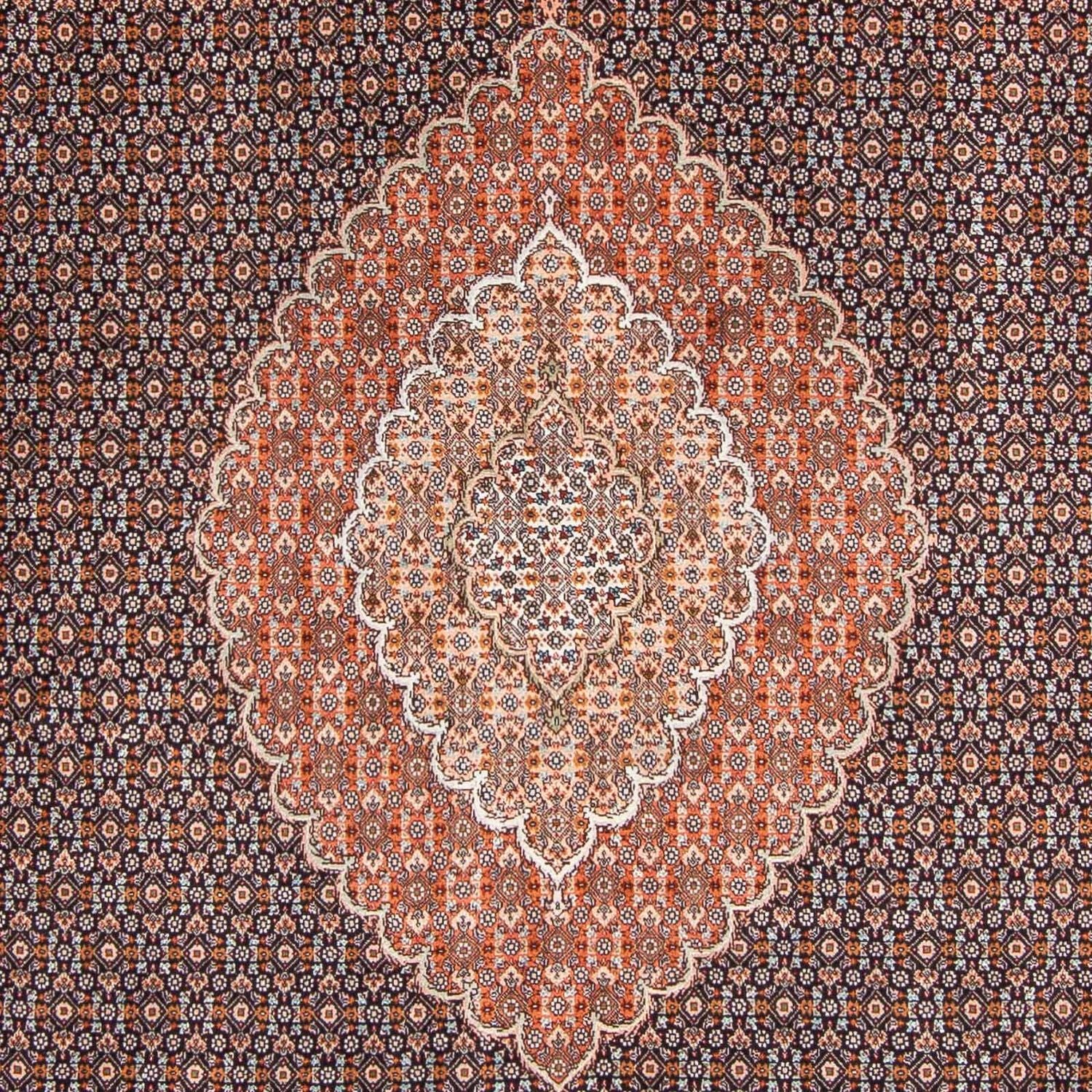 Alfombra persa - Tabriz - 300 x 202 cm - azul oscuro