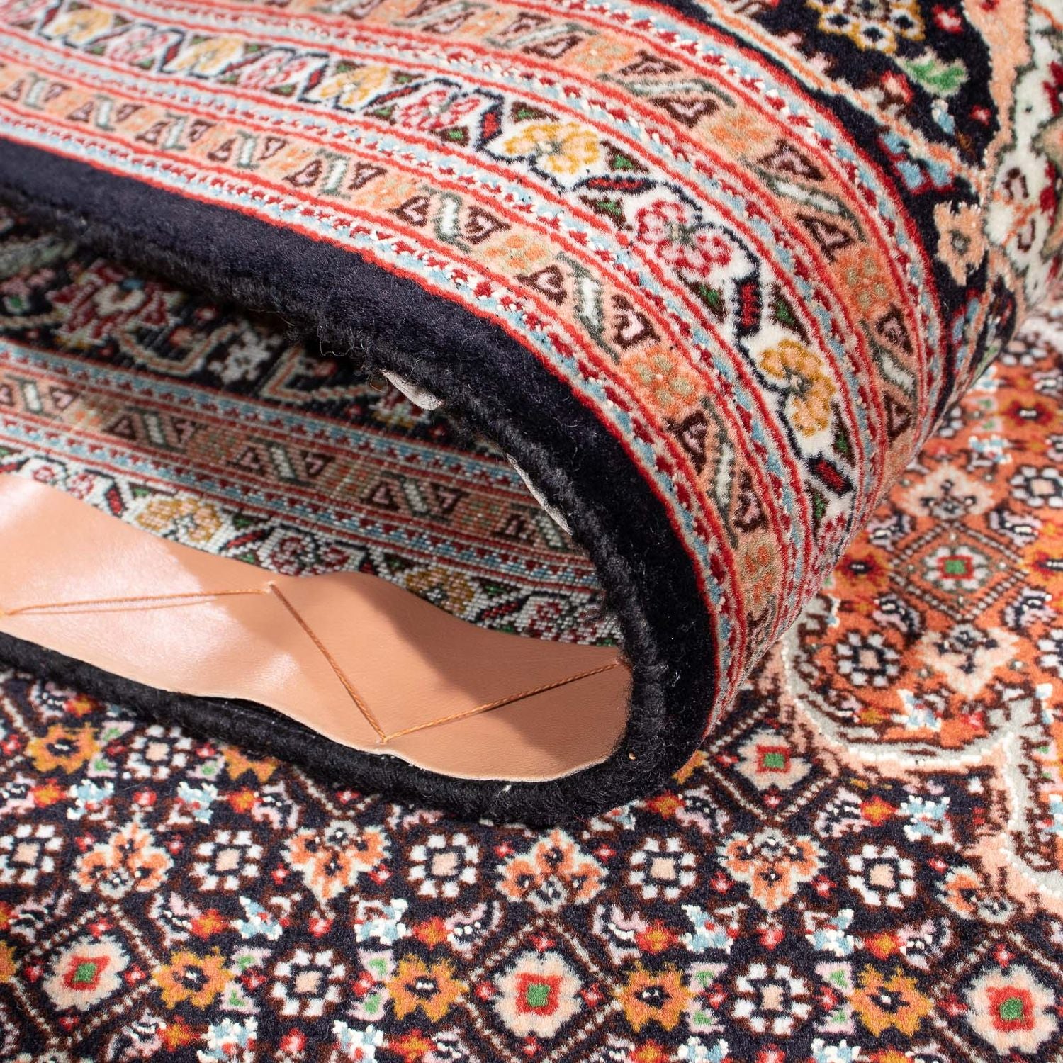 Alfombra persa - Tabriz - 300 x 202 cm - azul oscuro