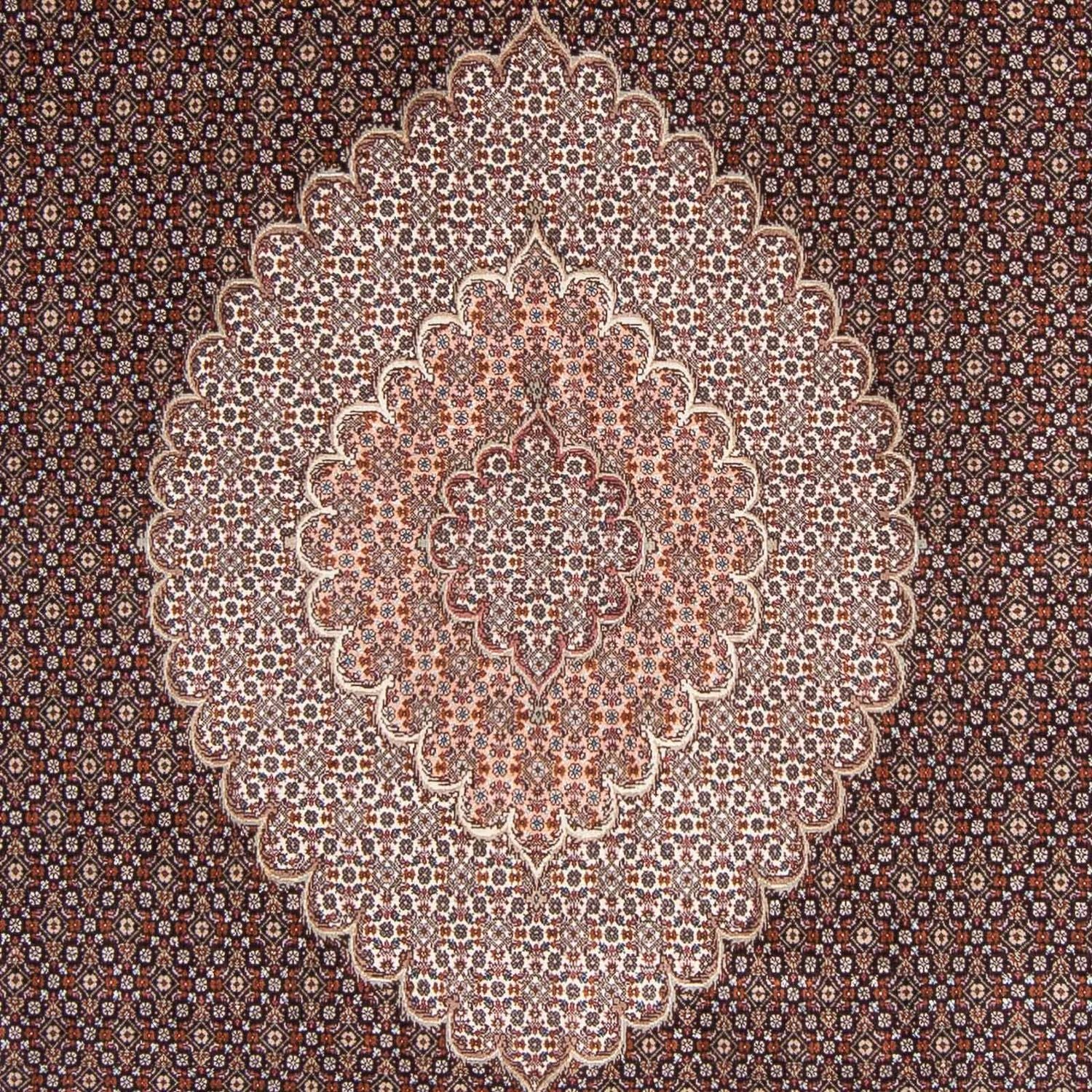 Alfombra persa - Tabriz - 308 x 200 cm - azul oscuro
