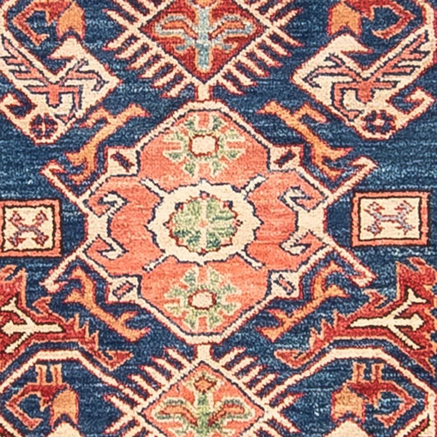 Alfombra de pasillo Alfombra Ziegler - Kazak - 298 x 78 cm - azul