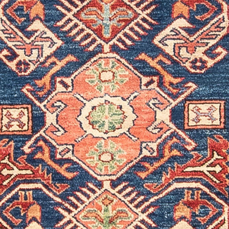 Alfombra de pasillo Alfombra Ziegler - Kazak - 298 x 78 cm - azul
