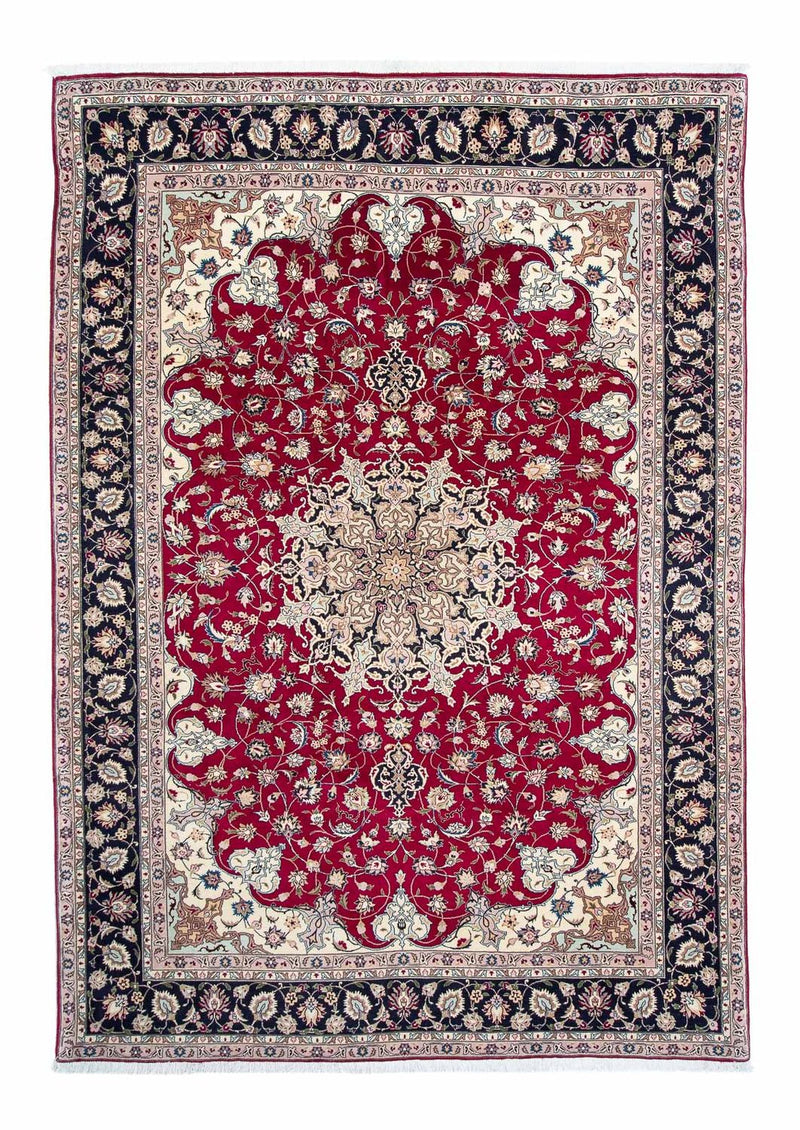 Alfombra Persa - Tabriz - Real - 290 x 203 cm - rojo oscuro